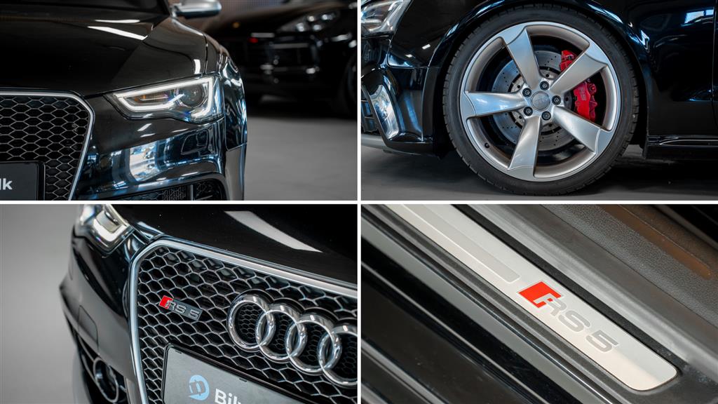 Audi RS 5 4,2 TFSI Quattro S Tron 450HK 2d 6g Aut. – Miniature 4